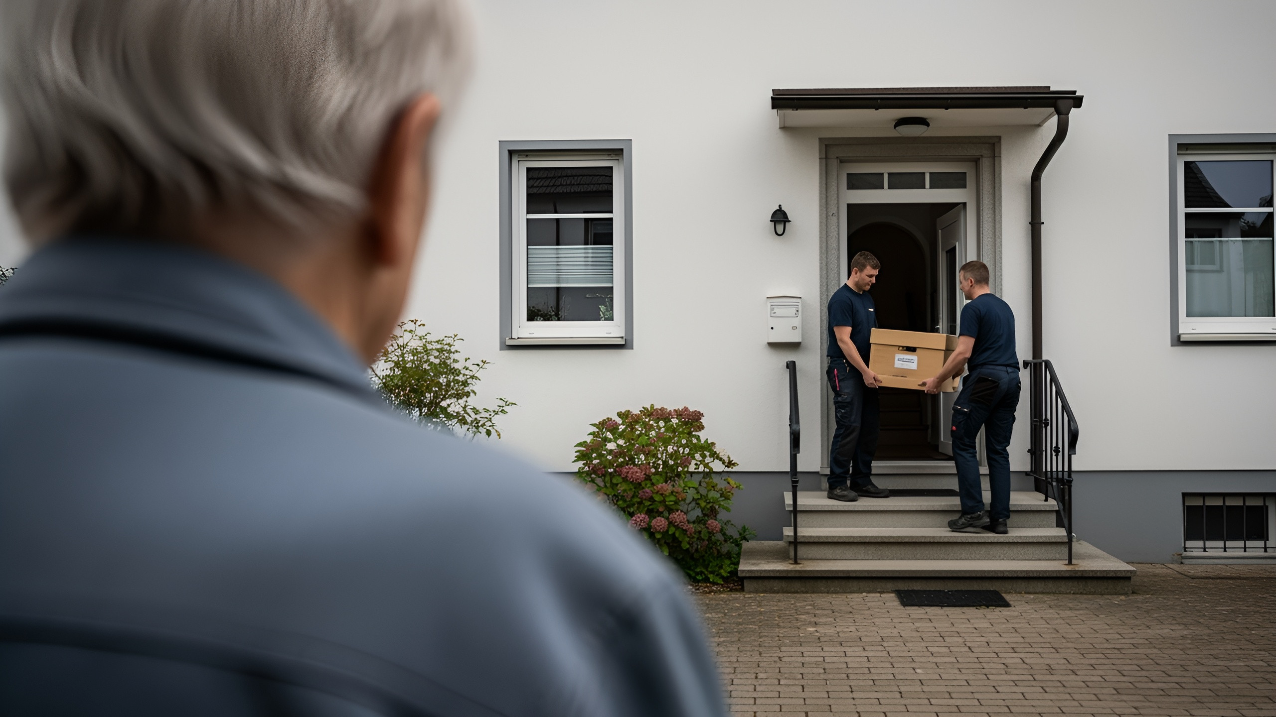 seniorenumzug mit 2 nordfix24 mitarbeiter